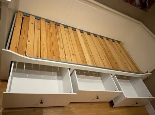 Estructura Cama Diván IKEA Hemnes 3 Cajones