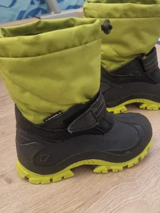 Stivaletti bimbo nero e verde