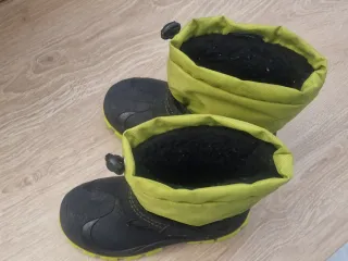 Stivaletti bimbo nero e verde