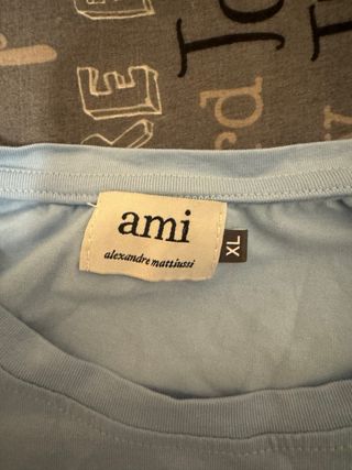 Camiseta AMI Paris Azul Talla M