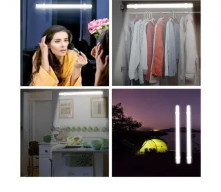 Luz LED Recargable 30cm (2 Unidades).