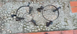 2 Maceteros Forja Negros