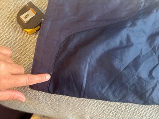 Pantalón esquí azul con tirantes talla 170cm.