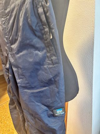 Pantalón esquí azul con tirantes talla 170cm.