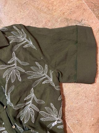 Conjunto Top y Falda pantalon bordados