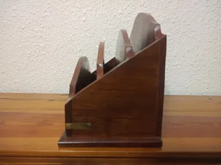 Porta cartas organizador madera estilo náutico