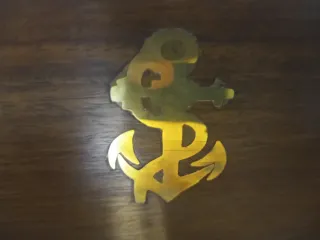 Porta cartas organizador madera estilo náutico