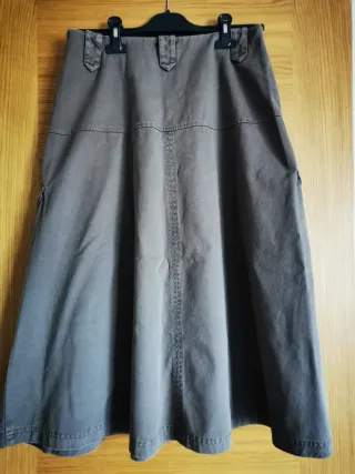 Falda marrón cargo Parfois