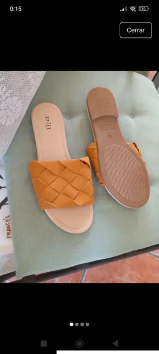 Sandalias tejidas 37