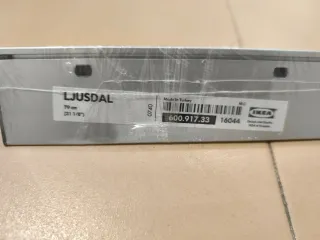 Estantería Ikea Cristal y Metal