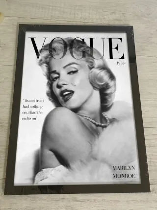 Quadro Vogue Marilyn Monroe 1958