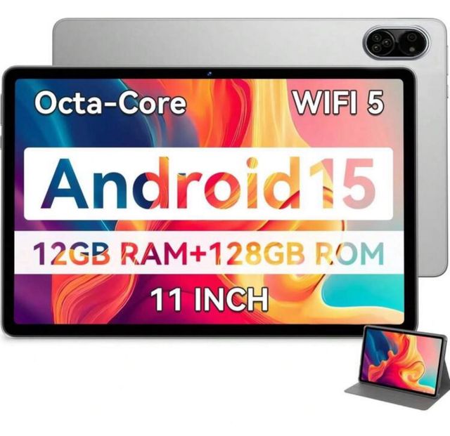 Tablet Android 15 Octa-Core 12GB RAM 128GB ROM