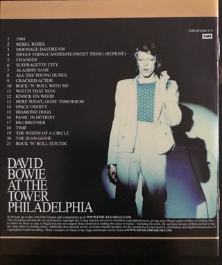 David Bowie - David Live DVD