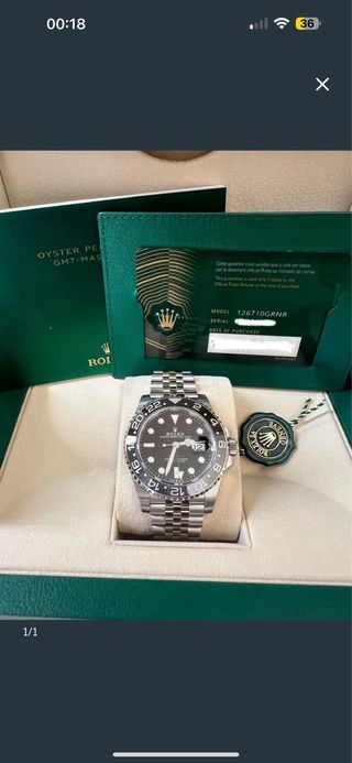 Rolex GMT-Master II Negro/Gris