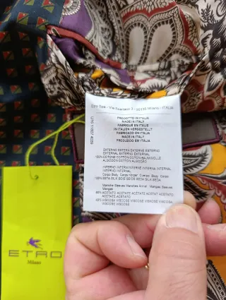 Blazer Etro Milano Sartoriale Taglia 48