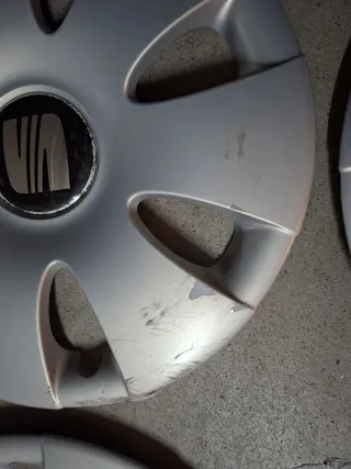 4 Tampões Roda Seat (jante 15 polegadas)