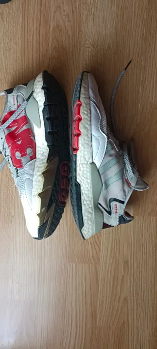 Adidas Nite Jogger 3M Hombre Gris/Rojo