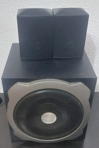 Altavoces Trust 2.1 Negro/Plata