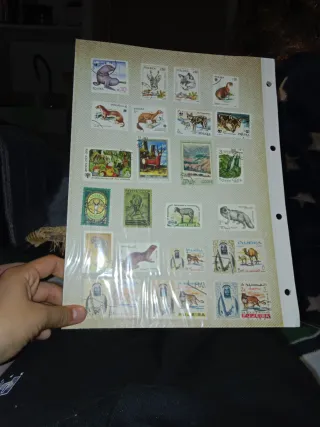 Colección Sellos Animales y Paisajes