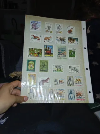Colección Sellos Animales y Paisajes