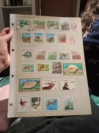 Colección Sellos Animales y Paisajes