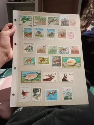 Colección Sellos Animales y Paisajes
