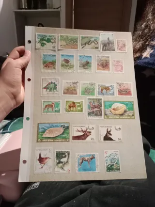 Colección Sellos Animales y Paisajes