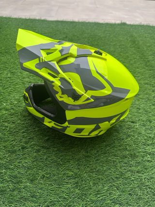 Casco Fox Motocross V1 Amarillo