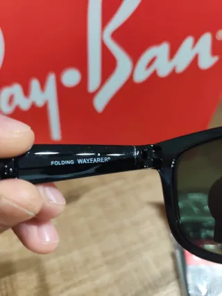 Ray-Ban Folding Wayfarer Occhiali da Sole Neri