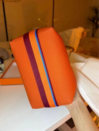 Hermès Bride Pouch Multicolor Naranja