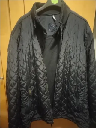 Chaqueta acolchada azul marino XL