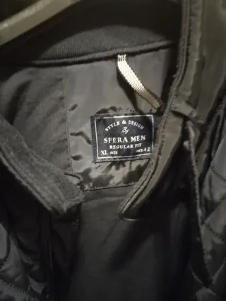 Chaqueta acolchada azul marino XL