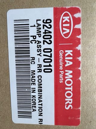 PILOTO TRASERO DERECHO KIA PICANTO