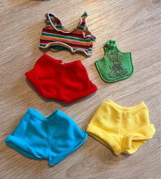 Ropa Nancy Años 70 mini short variaciones