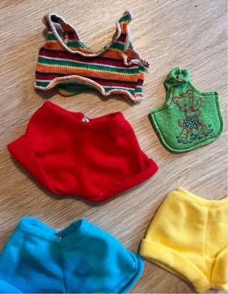 Ropa Nancy Años 70 mini short variaciones