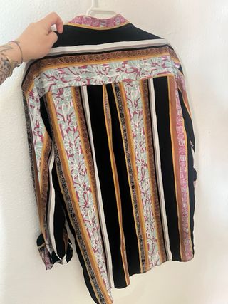 Camisa vintage M&L estampada unisex