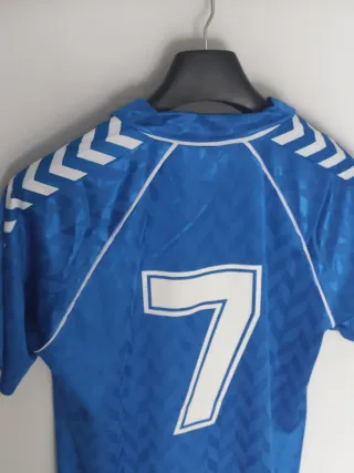 Camiseta fútbol retro Real Madrid Parmalat. L