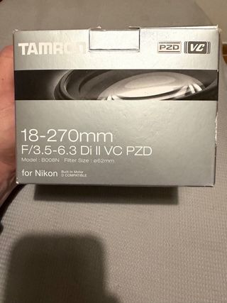 Objetivo Tamron AF-S Nikon  18-55mm DX