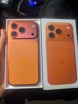 iPhone 17 Pro Dorado/Naranja