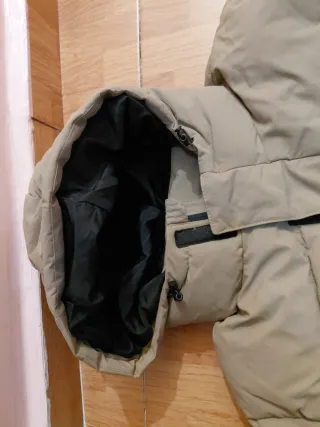 Chaqueta abrigada beige nueva