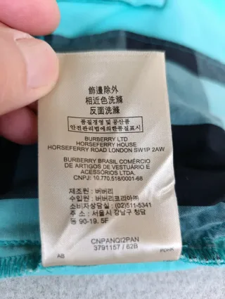 Burberry Brit Jeans Skinny Crop Donna Taglia 40