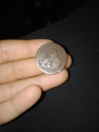 Moneda 10 céntimos 1870