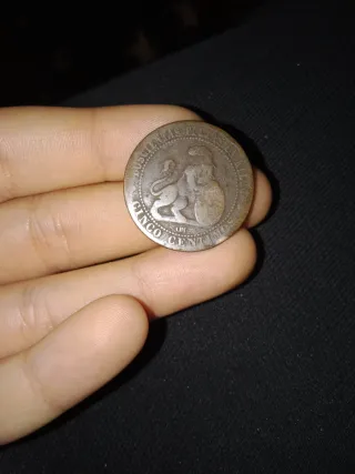 Moneda 10 céntimos 1870