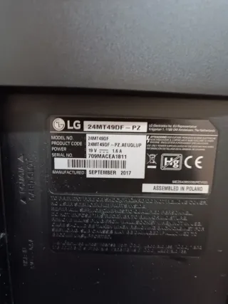 TV LG 24 con mando - Funciona perfectamente
