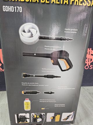 Limpiadora de Alta Presión Ferrex 2400W, Nueva.