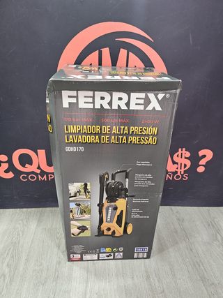 Limpiadora de Alta Presión Ferrex 2400W, Nueva.
