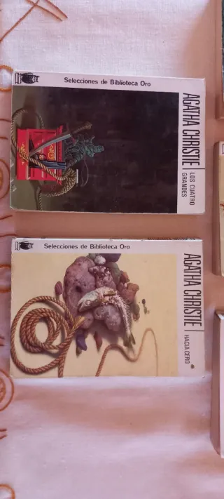 Pack 5 libros Agatha christie