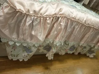 Edredón con volante cama 1,35