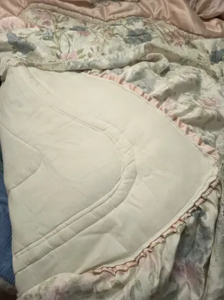 Edredón con volante cama 1,35