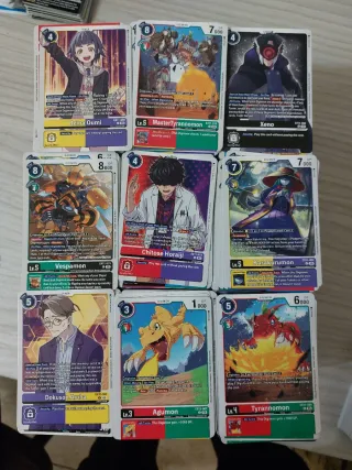 Lotto 1 kg carte Digimon EX-11
